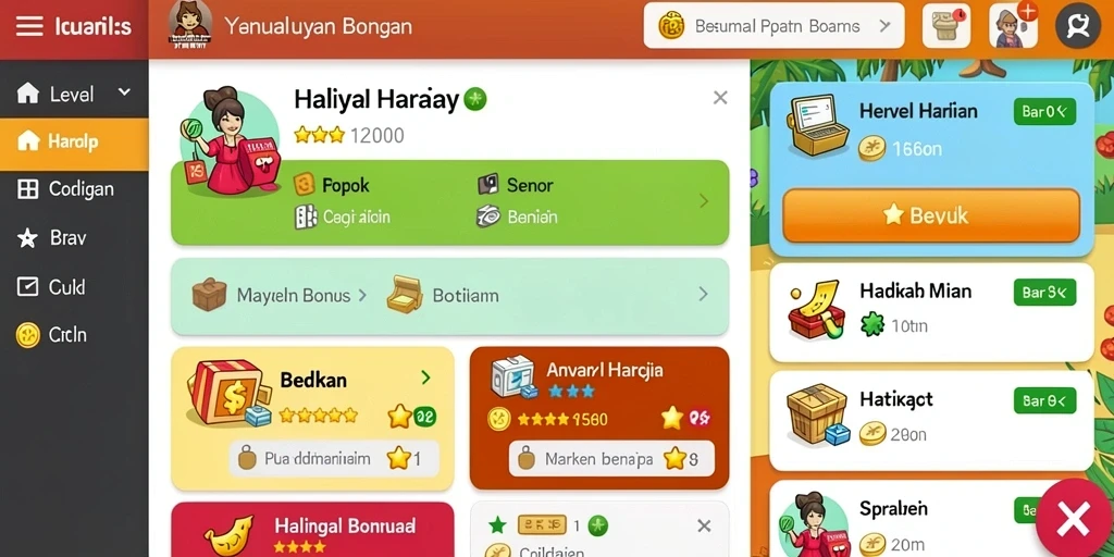 Tampilan utama aplikasi 99RP dengan pilihan permainan.