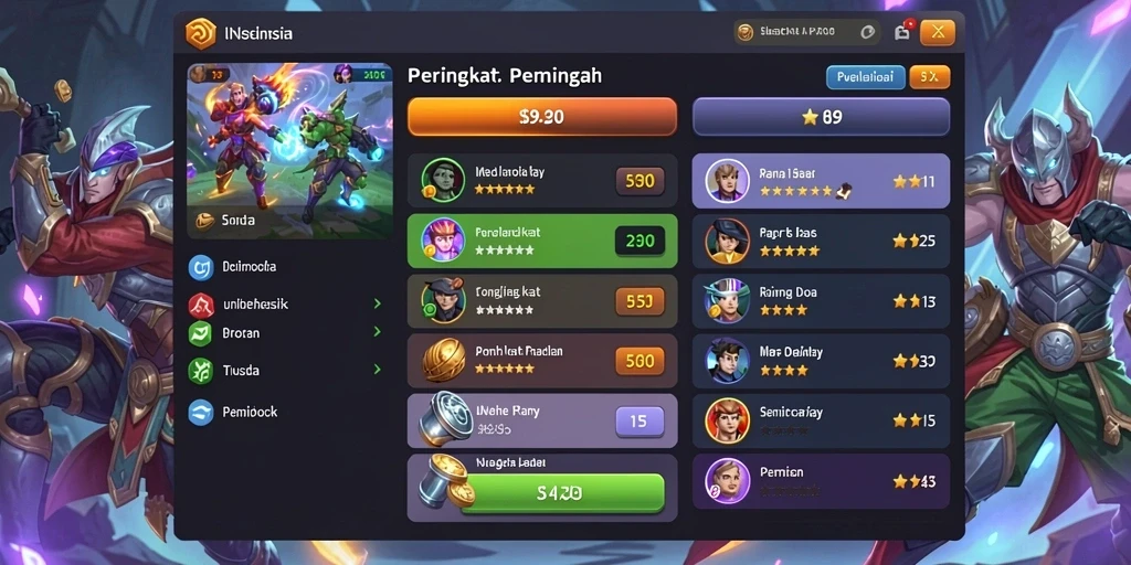 Tampilan antarmuka yang ramah pengguna dan menarik.