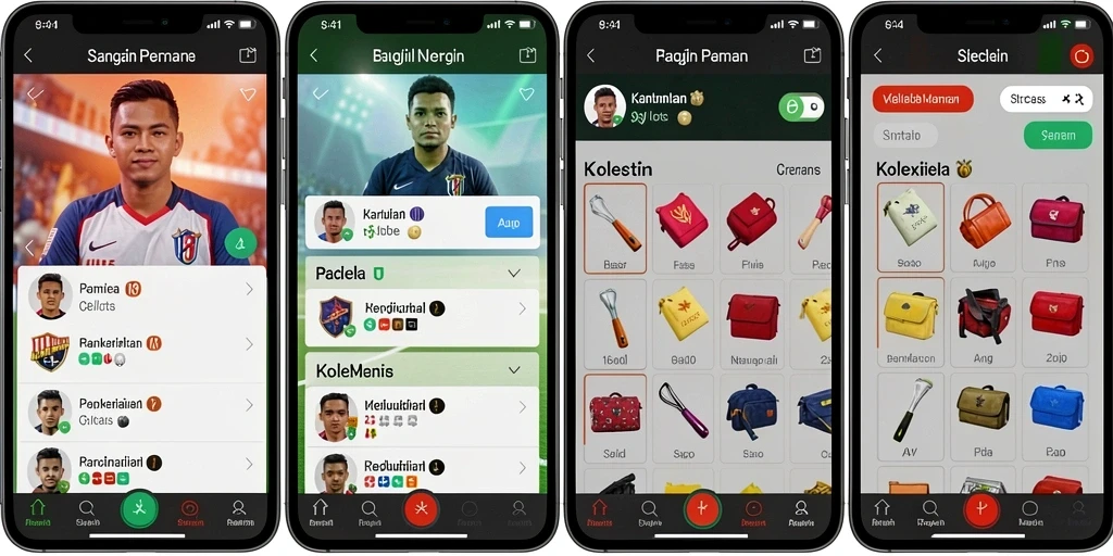 Tampilan antarmuka yang user-friendly.