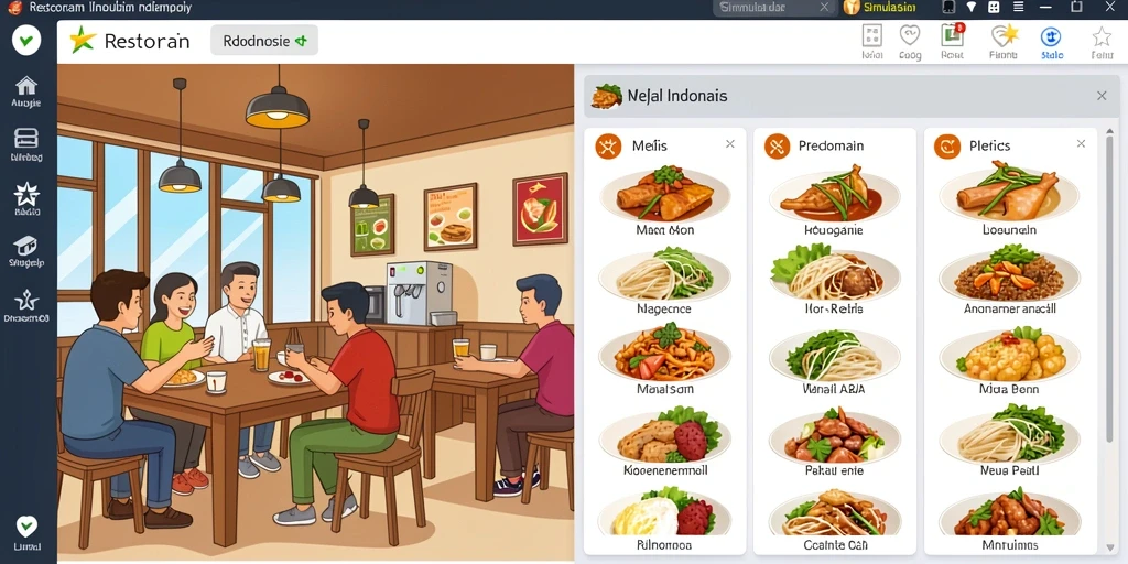 Tampilan awal DEWA1000 yang menarik dan mudah dinavigasi.
