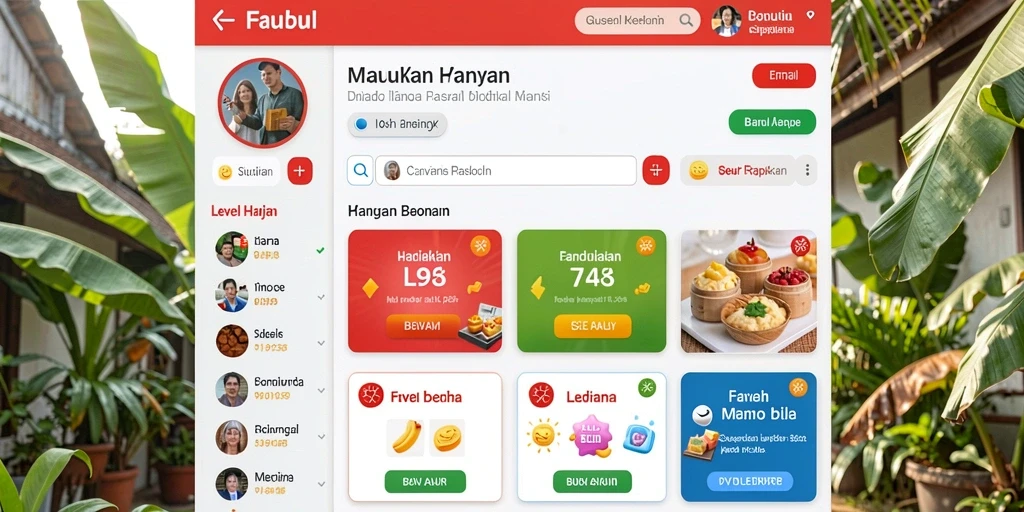 Tangkapan layar menampilkan grafis yang memukau.