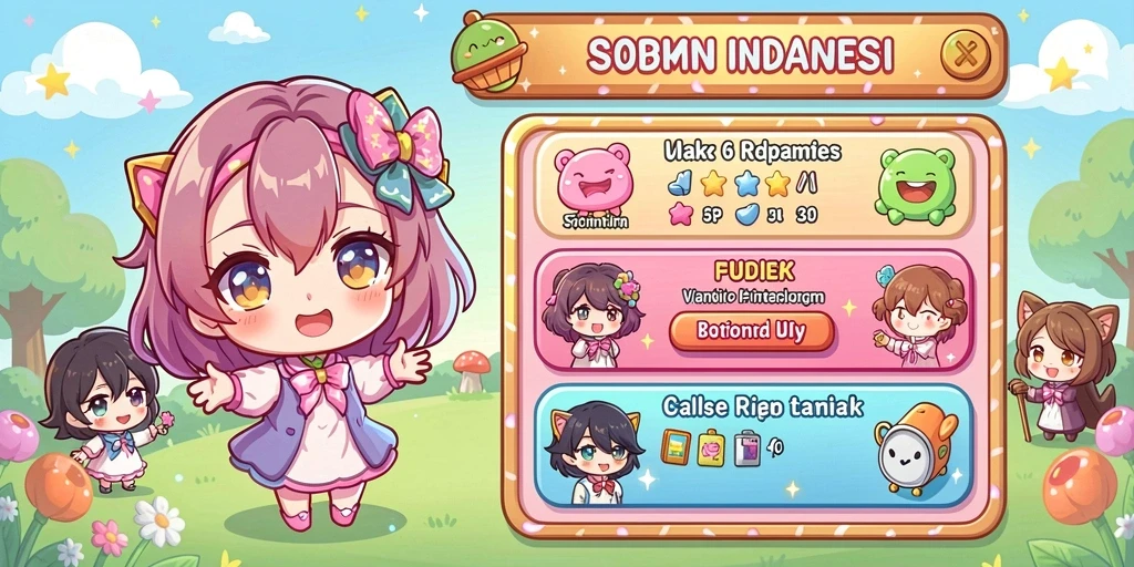 Tangkapan layar menampilkan level penuh warna dari KELINCI777.