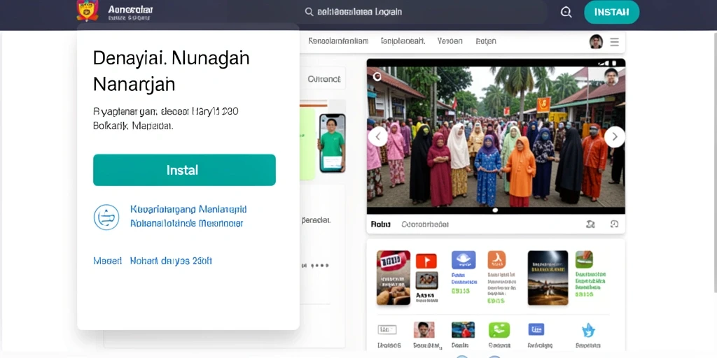 Tampilan awal yang menarik dan intuitif.